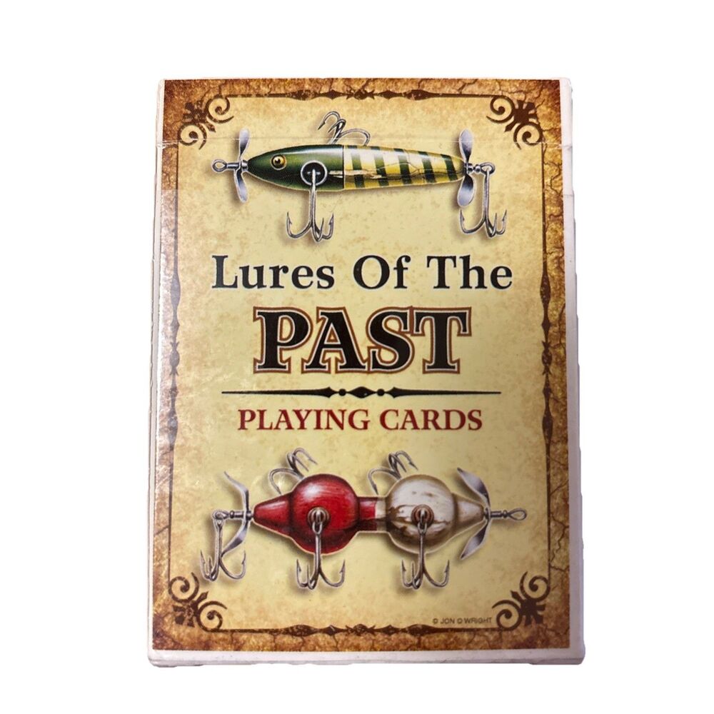 Lures Of The Past Playing Cards Rivers Edge Fishing Lure Designs